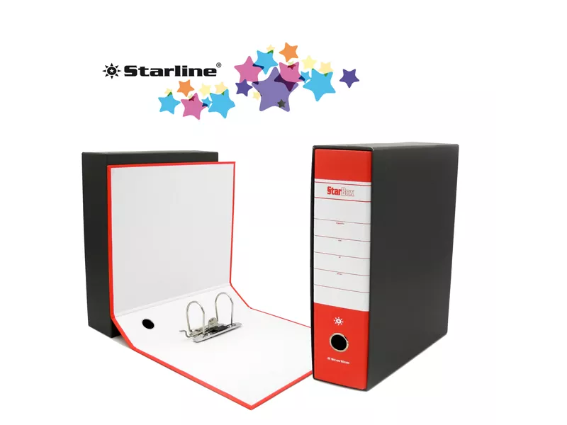 Registratore Starbox Starline - Commerciale - Dorso 8 - 28,5x31,5 cm (Rosso) Registratore Starbox Starline - Commerciale - Dorso 8 - 28,5x31,5 cm (Rosso)