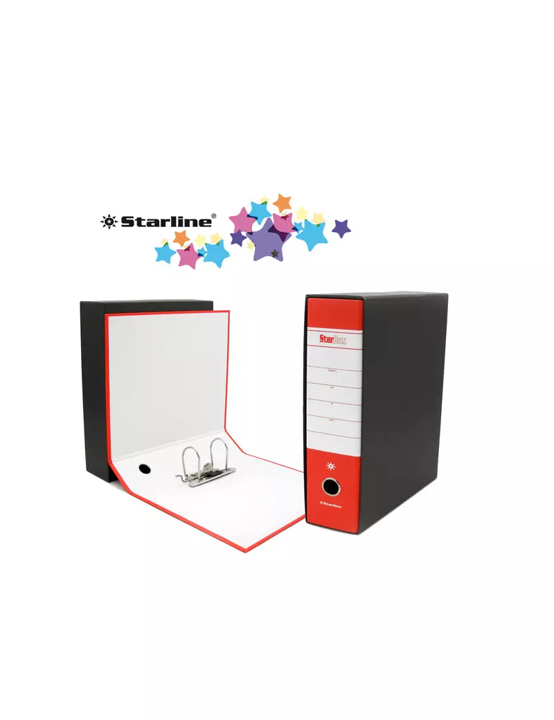 Registratore Starbox Starline - Commerciale - Dorso 8 - 28,5x31,5 cm (Rosso) Registratore Starbox Starline - Commerciale - Dorso 8 - 28,5x31,5 cm (Rosso)