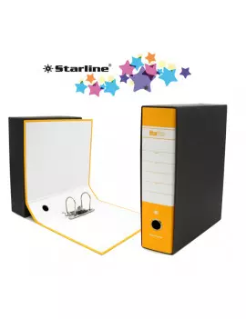 Registratore Starbox Starline - Commerciale - Dorso 8 - 28,5x31,5 cm (Giallo)