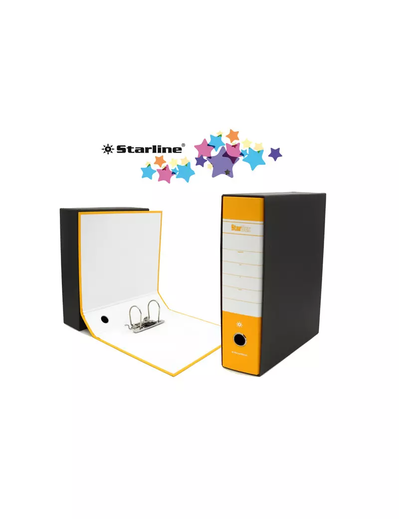 Registratore Starbox Starline - Commerciale - Dorso 8 - 28,5x31,5 cm (Giallo) Registratore Starbox Starline - Commerciale - Dorso 8 - 28,5x31,5 cm (Giallo)