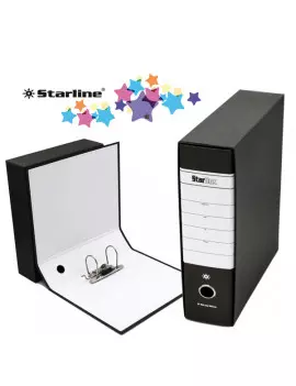 Registratore Starbox Starline - Commerciale - Dorso 8 - 28,5x31,5 cm (Nero)