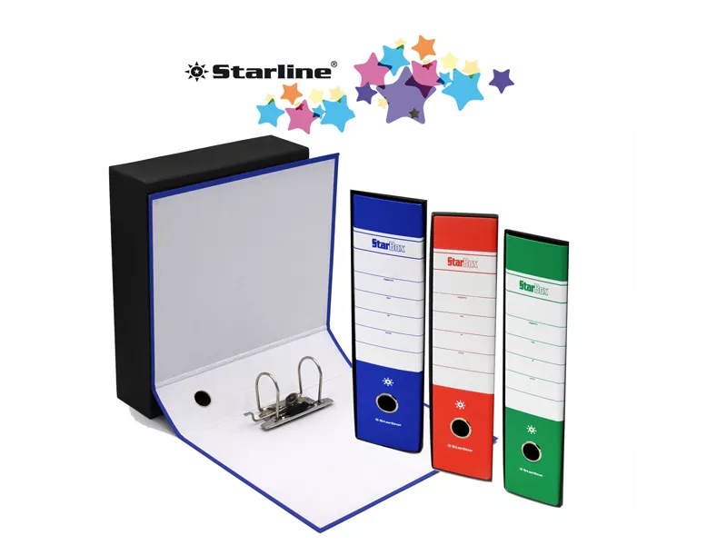 Registratore Starbox Starline - Protocollo - Dorso 5 - 28,5x31,5 cm (Assortiti Conf. 18)