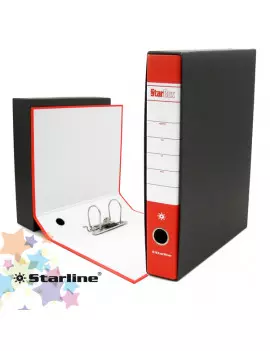 Registratore Starbox Starline - Protocollo - Dorso 5 - 28,5x31,5 cm (Rosso)