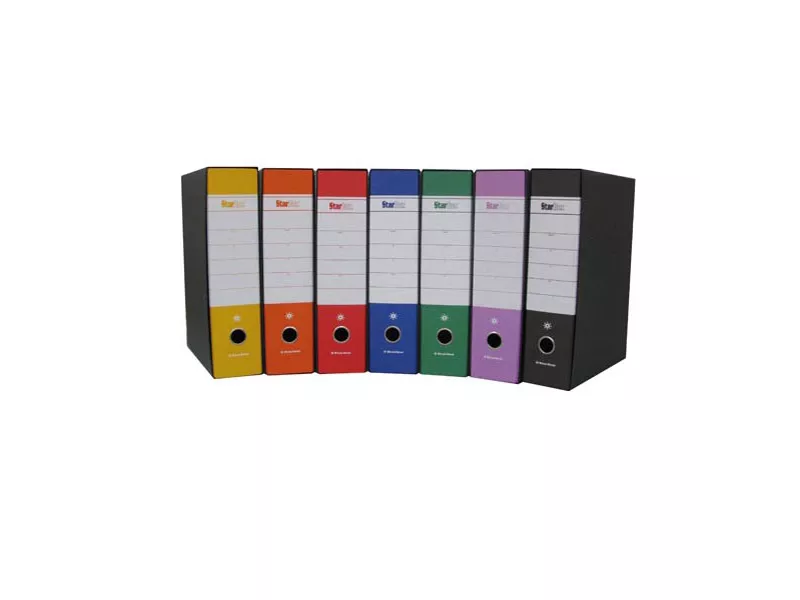 Registratore Starbox Starline - Protocollo - Dorso 8 - 28,5x35 cm (Arancione Conf. 12) Registratore Starbox Starline - Protocollo - Dorso 8 - 28,5x35 cm (Arancione Conf. 12)