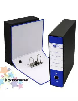 Registratore Starbox Starline - Protocollo - Dorso 8 - 28,5x35 cm (Blu)