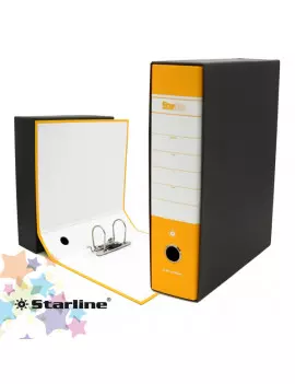 Registratore Starbox Starline - Protocollo - Dorso 8 - 28,5x35 cm (Giallo Conf. 12)