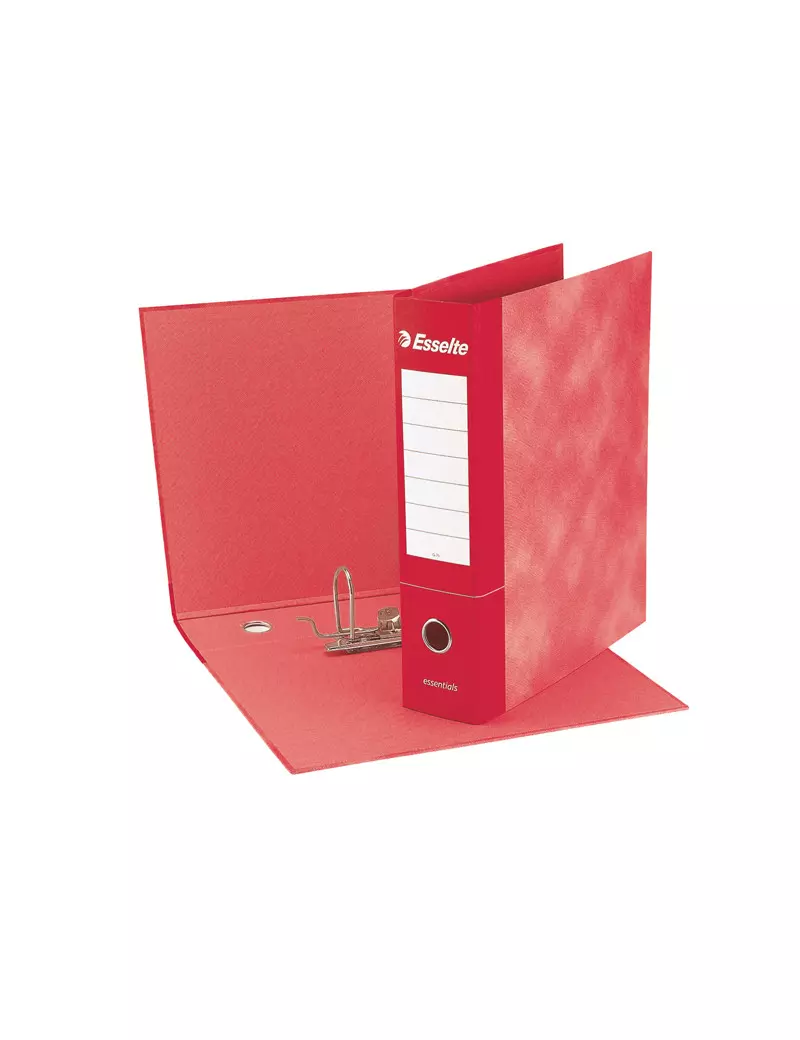 Registratore Essentials G72 Esselte - Commerciale - Dorso 5 - 23x30 cm - 390772160 (Rosso Conf. 8)