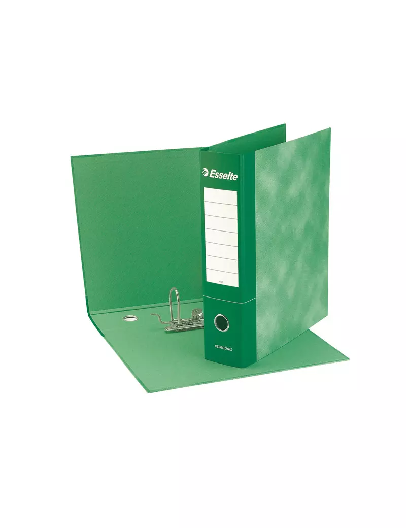 Registratore Essentials G72 Esselte - Commerciale - Dorso 5 - 23x30 cm - 390772180 (Verde Conf. 8)