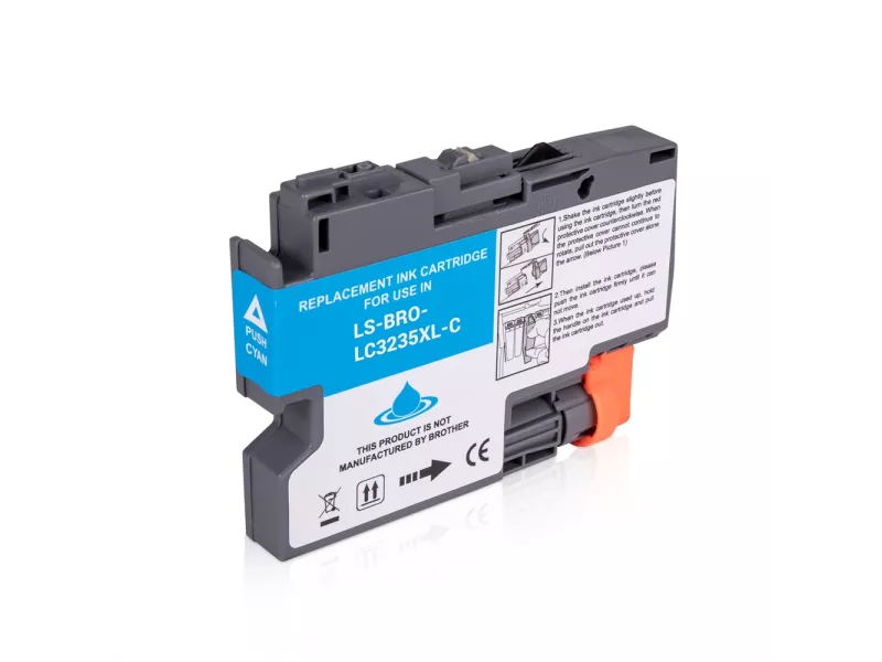 Cartuccia Compatibile Brother LC-3235XLC (Ciano 5000 pagine)