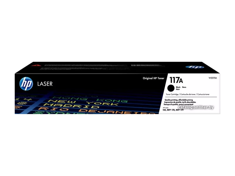 Toner Originale HP W2070A 117A (Nero 1000 pagine)