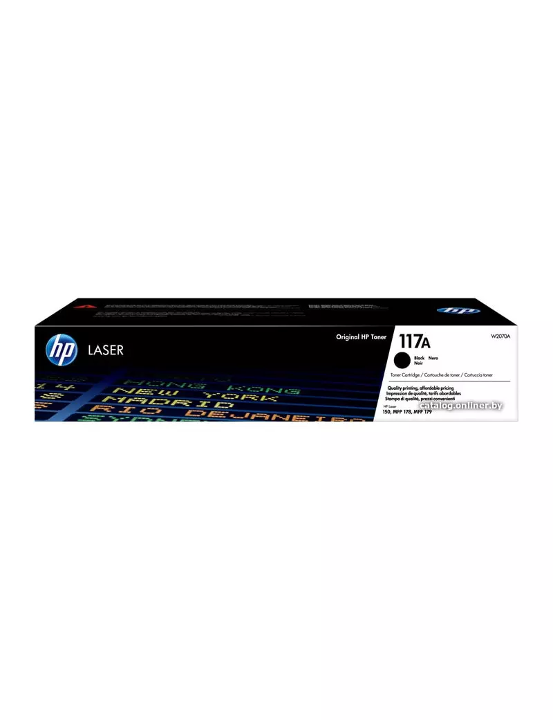 Toner Originale HP W2070A 117A (Nero 1000 pagine)