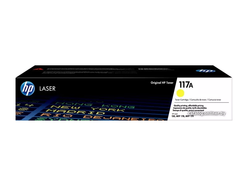 Toner Originale HP W2072A 117A (Giallo 700 pagine) Toner Originale HP W2072A 117A (Giallo 700 pagine)