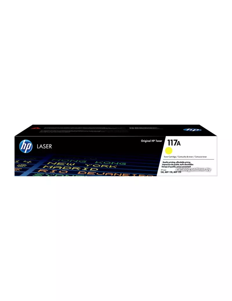 Toner Originale HP W2072A 117A (Giallo 700 pagine)