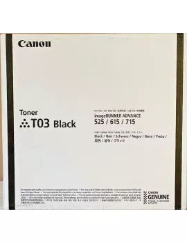 Toner Originale Canon T03 2725C001 (Nero 51500 pagine)