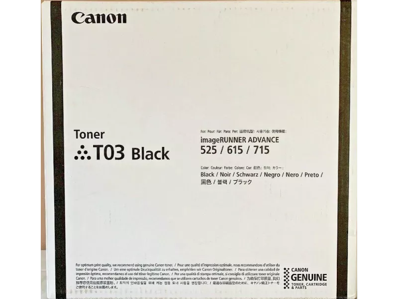 Toner Originale Canon T03 2725C001 (Nero 51500 pagine)