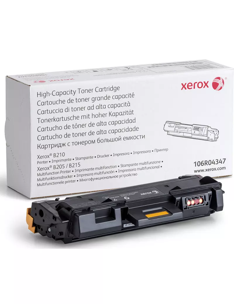 Toner Originale Xerox 106R04347 (Nero 3000 pagine)