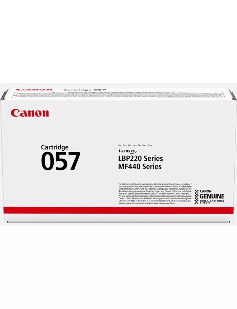 Toner Originale Canon 057 3009C002 (Nero 3100 pagine) Toner Originale Canon 057 3009C002 (Nero 3100 pagine)