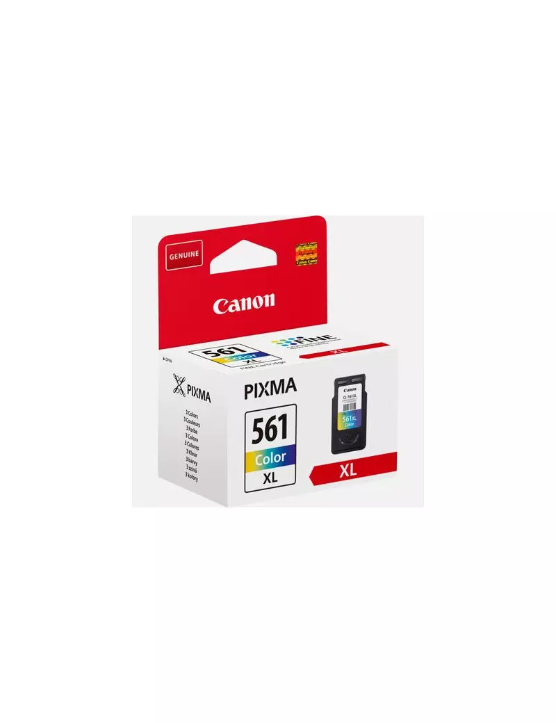 Cartuccia Originale Canon CL-561XL 3730C001 (Colore 300 pagine) Cartuccia Originale Canon CL-561XL 3730C001 (Colore 300 pagine)
