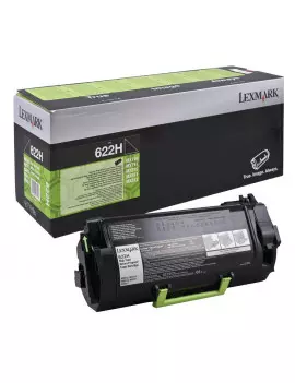 Toner Originale Lexmark 62D2H0E 622H (Nero 25000 pagine)