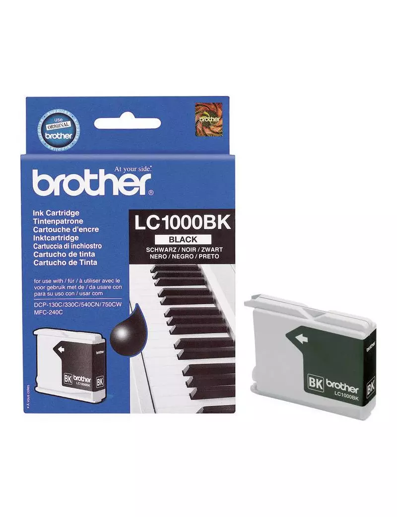 Cartuccia Originale Brother LC-1000BK (Nero 500 pagine)