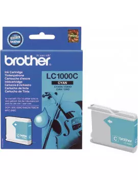 Cartuccia Originale Brother LC-1000C (Ciano 400 pagine)