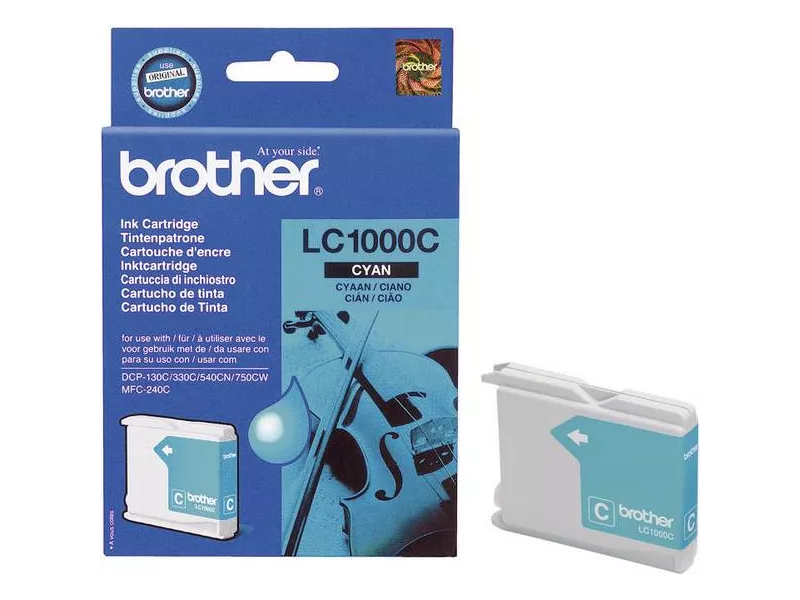 Cartuccia Originale Brother LC-1000C (Ciano 400 pagine)