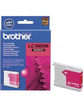 Cartuccia Originale Brother LC-1000M (Magenta 400 pagine)