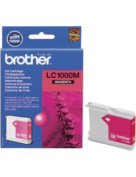 Cartuccia Originale Brother LC-1000M (Magenta 400 pagine)