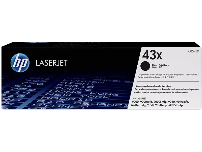 Toner Originale HP C8543X 43X (Nero 30000 pagine)