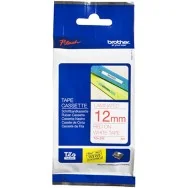 Nastro Originale Brother TZe-232 - 12 mm x 8 m - Laminato (Rosso su Bianco)