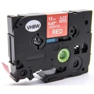 Nastro Compatibile Brother TZe-435 - 12 mm x 8 m - Laminato (Bianco su Rosso)