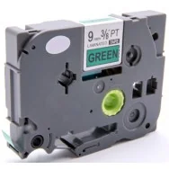 Nastro Compatibile Brother TZe-721 - 9 mm x 8 m - Laminato (Nero su Verde)