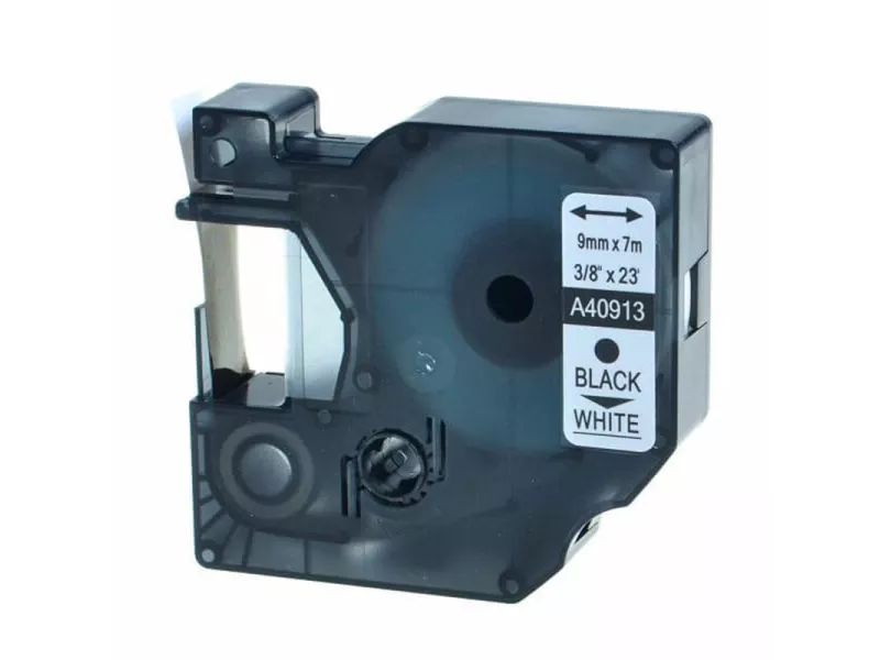Nastro Compatibile Dymo S0720680 - 40913 - 9 mm x 7 m (Nero su Bianco) Nastro Compatibile Dymo S0720680 - 40913 - 9 mm x 7 m (Nero su Bianco)