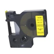 Nastro Compatibile Dymo S0720730 - 40918 - 9 mm x 7 m (Nero su Giallo)