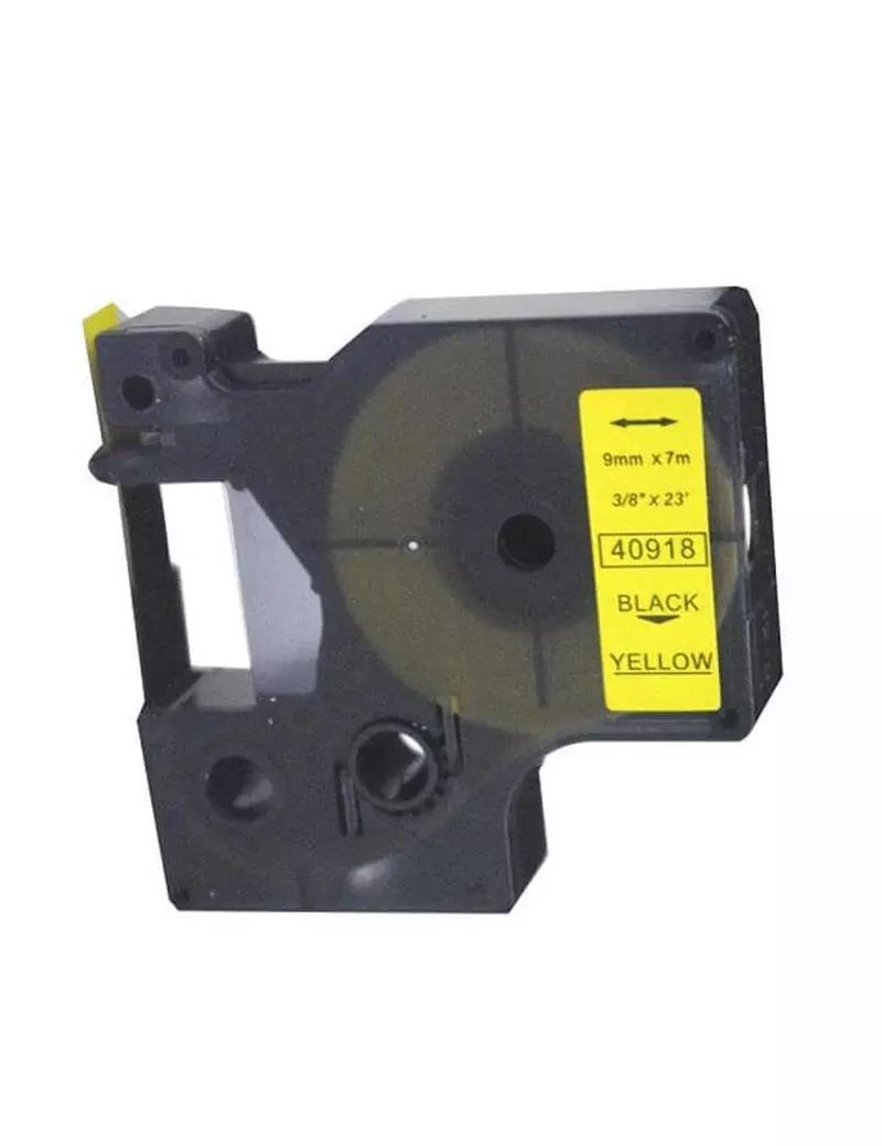 Nastro Compatibile Dymo S0720730 - 40918 - 9 mm x 7 m (Nero su Giallo) Nastro Compatibile Dymo S0720730 - 40918 - 9 mm x 7 m (Nero su Giallo)