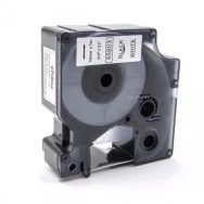 Nastro Compatibile Dymo S0720830 - 45803 - 19 mm x 7 m (Nero su Bianco)