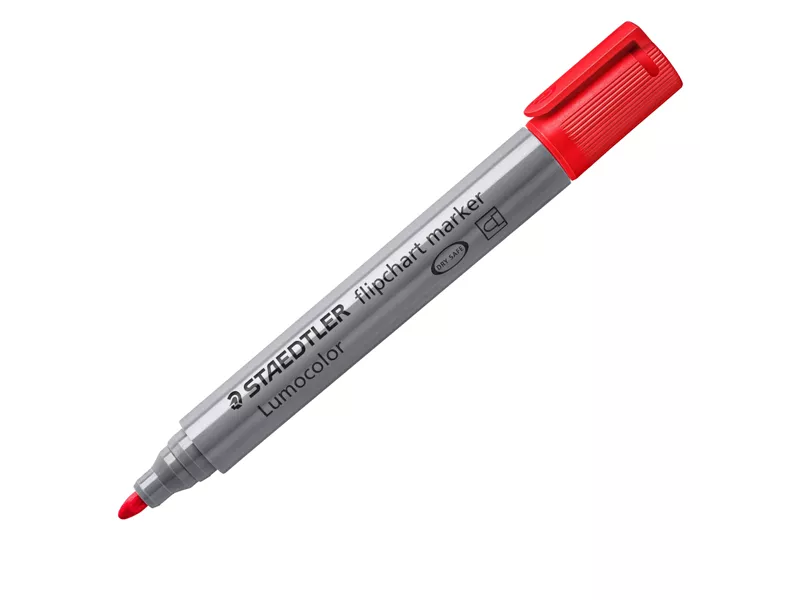 Marcatore a Secco Lumocolor Flipchart 356 - Punta Tonda - 2 mm - 3562 (Rosso) Marcatore a Secco Lumocolor Flipchart 356 - Punta Tonda - 2 mm - 3562 (Rosso)