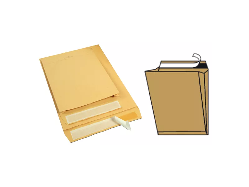 Busta a Sacco Blasetti - a Soffietto con Strip - 30x40 cm - 80 g - 586 (Avana Conf. 10) Busta a Sacco Blasetti - a Soffietto con Strip - 30x40 cm - 80 g - 586 (Avana Conf. 10)