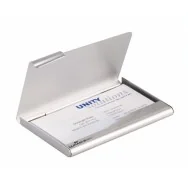 Portabiglietti da Visita Box Durable - Acciaio - 2415-23 (Argento)