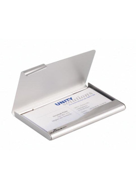 Portabiglietti da Visita Box Durable - Acciaio - 2415-23 (Argento)