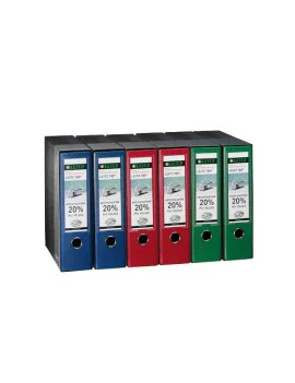 Registratore 180° con Custodia Leitz - Protocollo - Dorso 8 - 23x33 cm - 390765160 (Rosso)