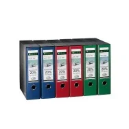 Registratore 180° con Custodia Leitz - Protocollo - Dorso 8 - 23x33 cm - 390765160 (Rosso)