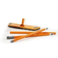 Kit il Pulipolvere La Piacentina - Scopa, Manico e Veline - 0027A (Arancione)