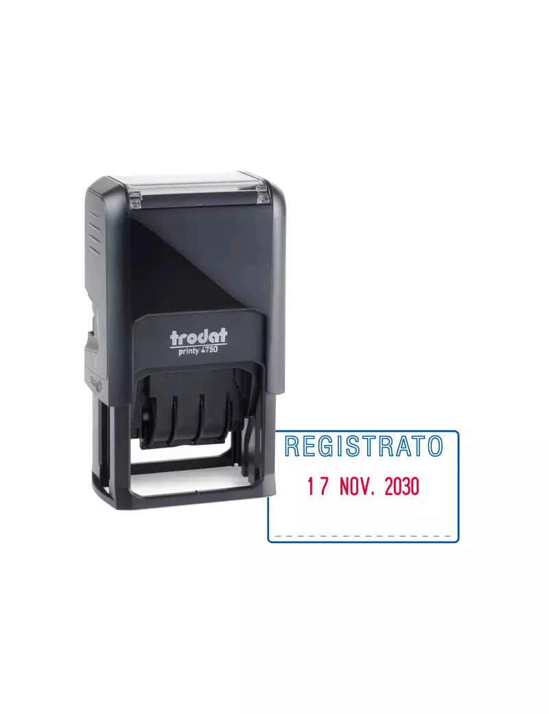 Datario Autoinchiostrante Printy 4750/3 Trodat - 141075 (Registrato) Datario Autoinchiostrante Printy 4750/3 Trodat - 141075 (Registrato)