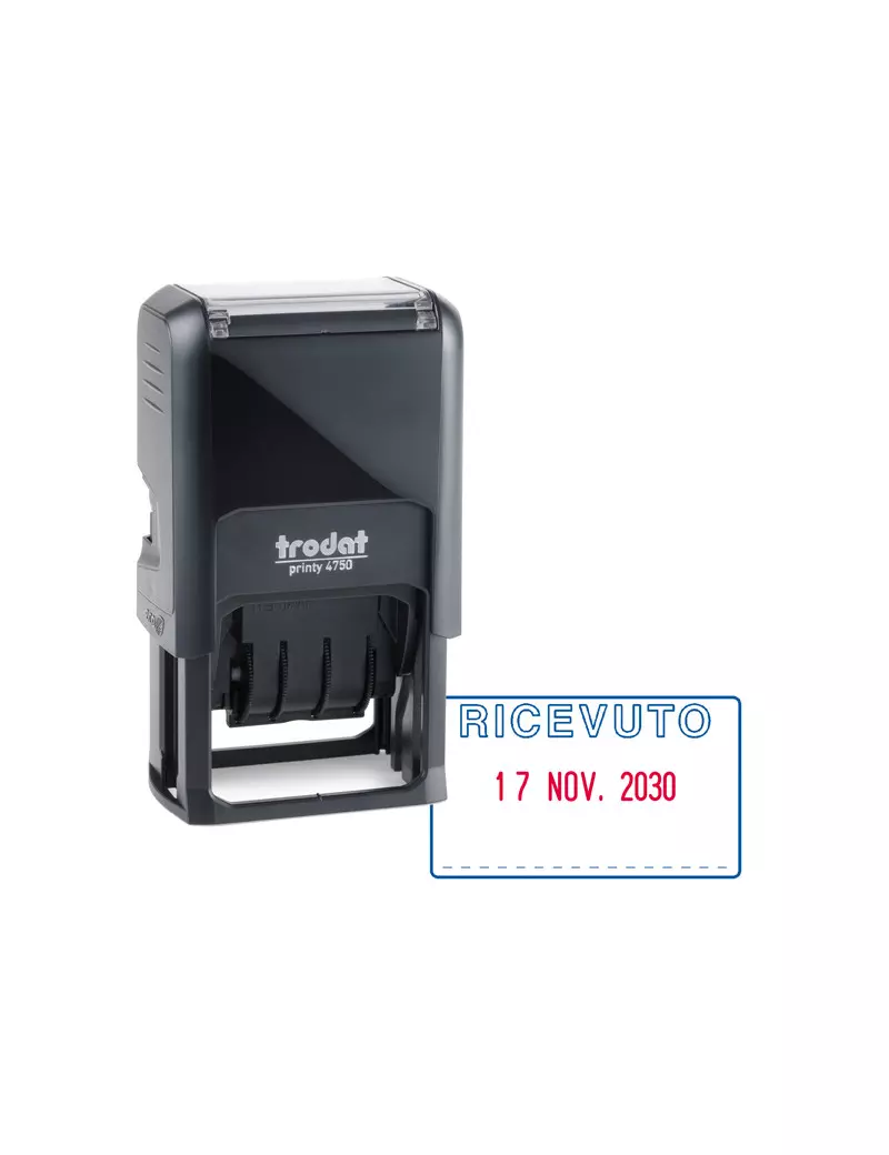 Datario Autoinchiostrante Printy 4750/1 Trodat - 141383 (Ricevuto) Datario Autoinchiostrante Printy 4750/1 Trodat - 141383 (Ricevuto)