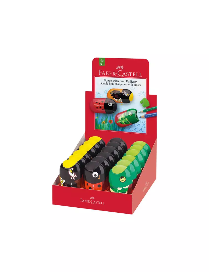 Temperamatite Animals Faber Castell - 183522 (Assortiti) Temperamatite Animals Faber Castell - 183522 (Assortiti)