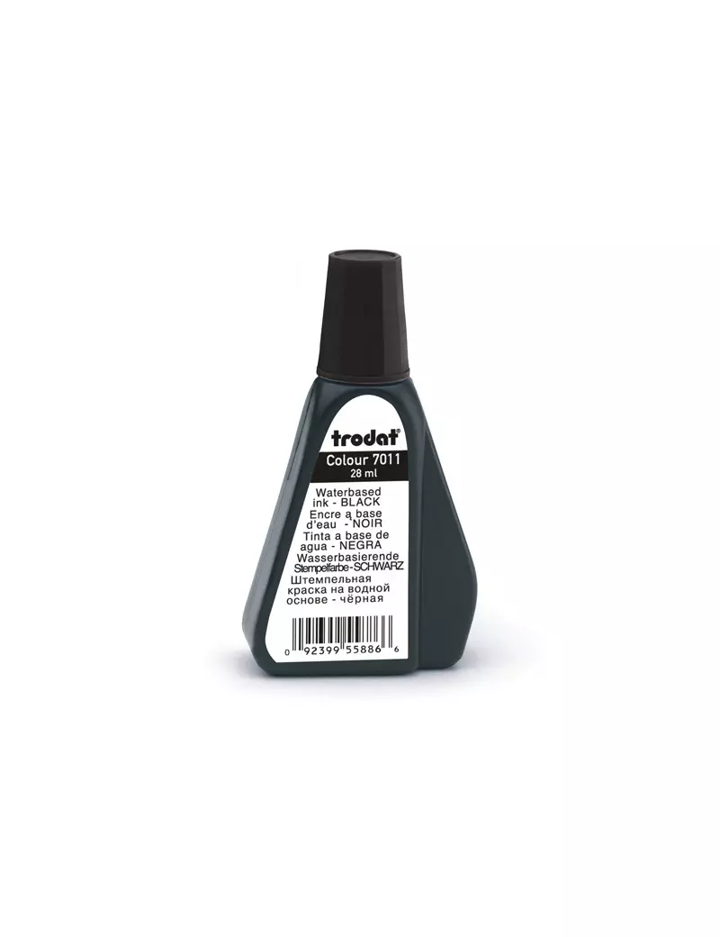 Inchiostro per Timbri 7011 Trodat - 28 ml - 55886 (Nero)