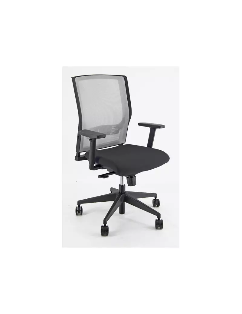 Sedia Semidirezionale Ergonomica X Ray Unisit - Fili di Luce - X2/N (Nero e Grigio)