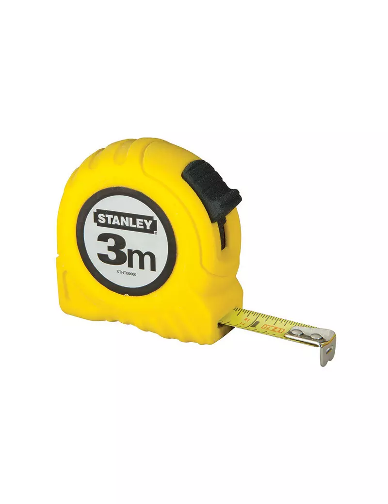 Flessometro in Metallo Stanley - 3 m - M30487 (Giallo) Flessometro in Metallo Stanley - 3 m - M30487 (Giallo)