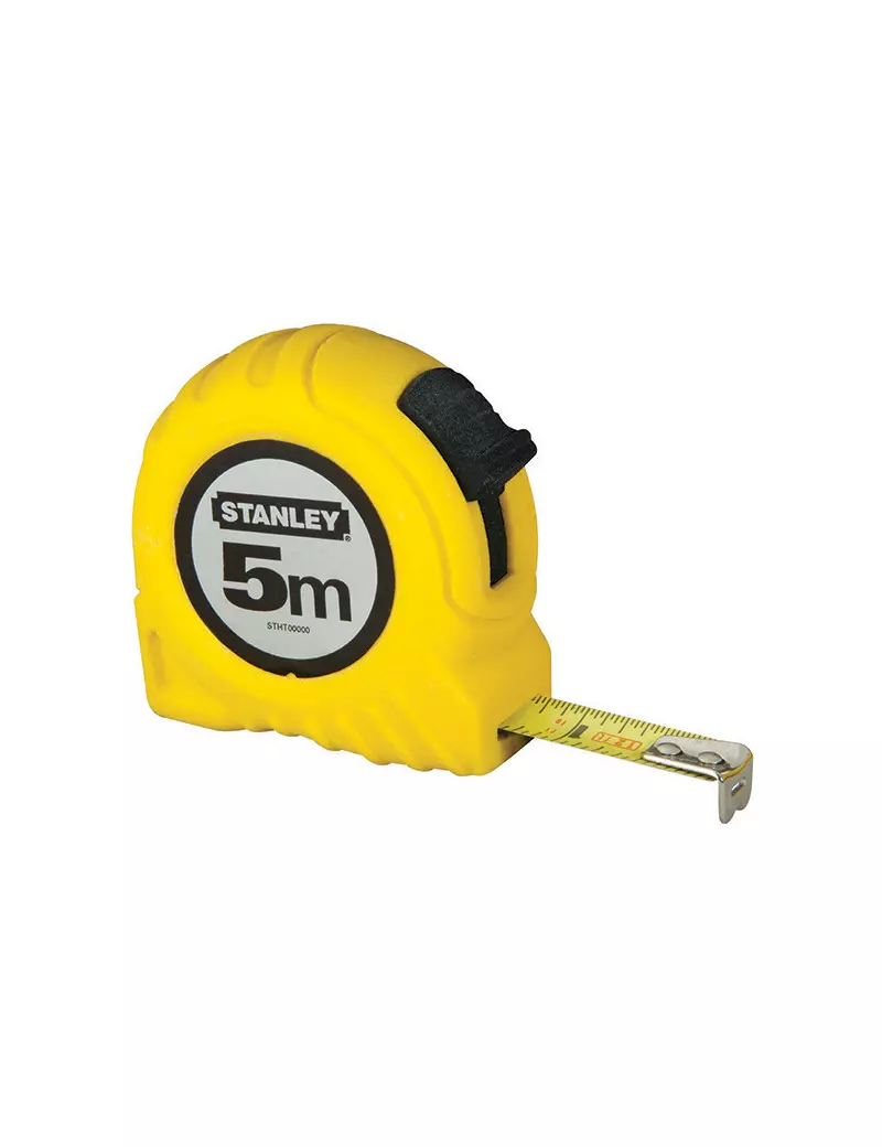 Flessometro in Metallo Stanley - 5 m - M30497 (Giallo)